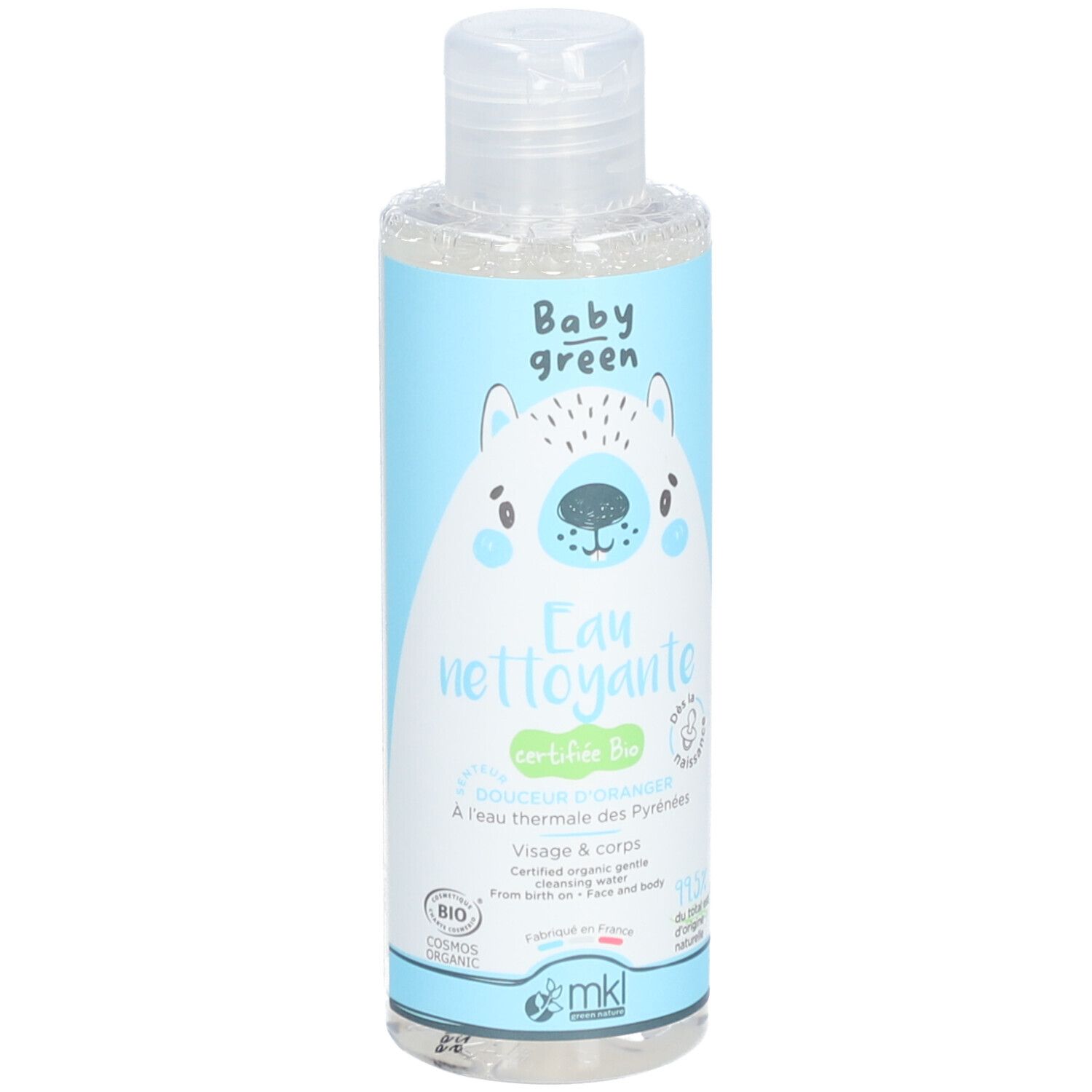 MKL Baby Green Eau Nettoyante 100 ml Solution(S)