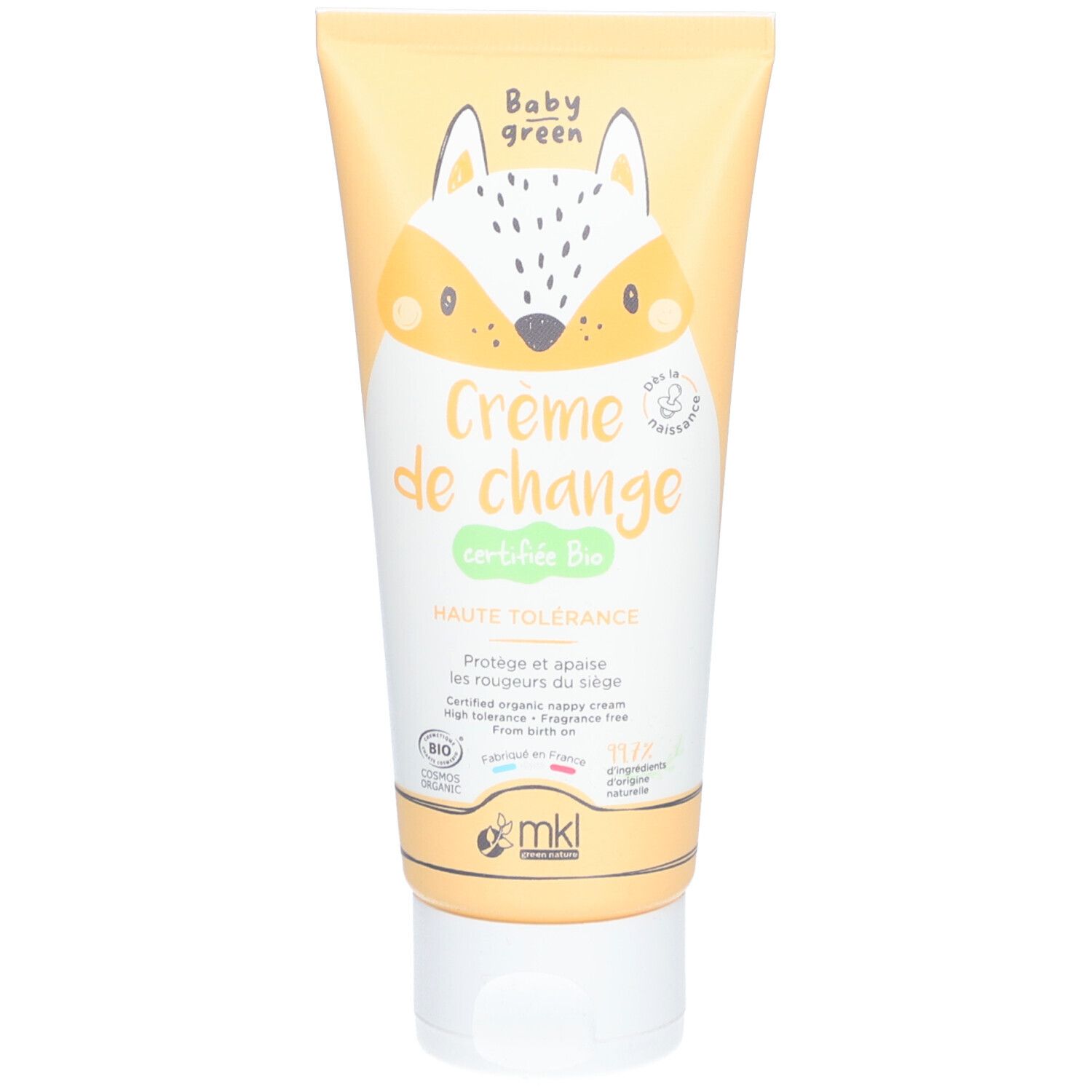 MKL Baby Green Crème de Change Pour La Peau 75 ml