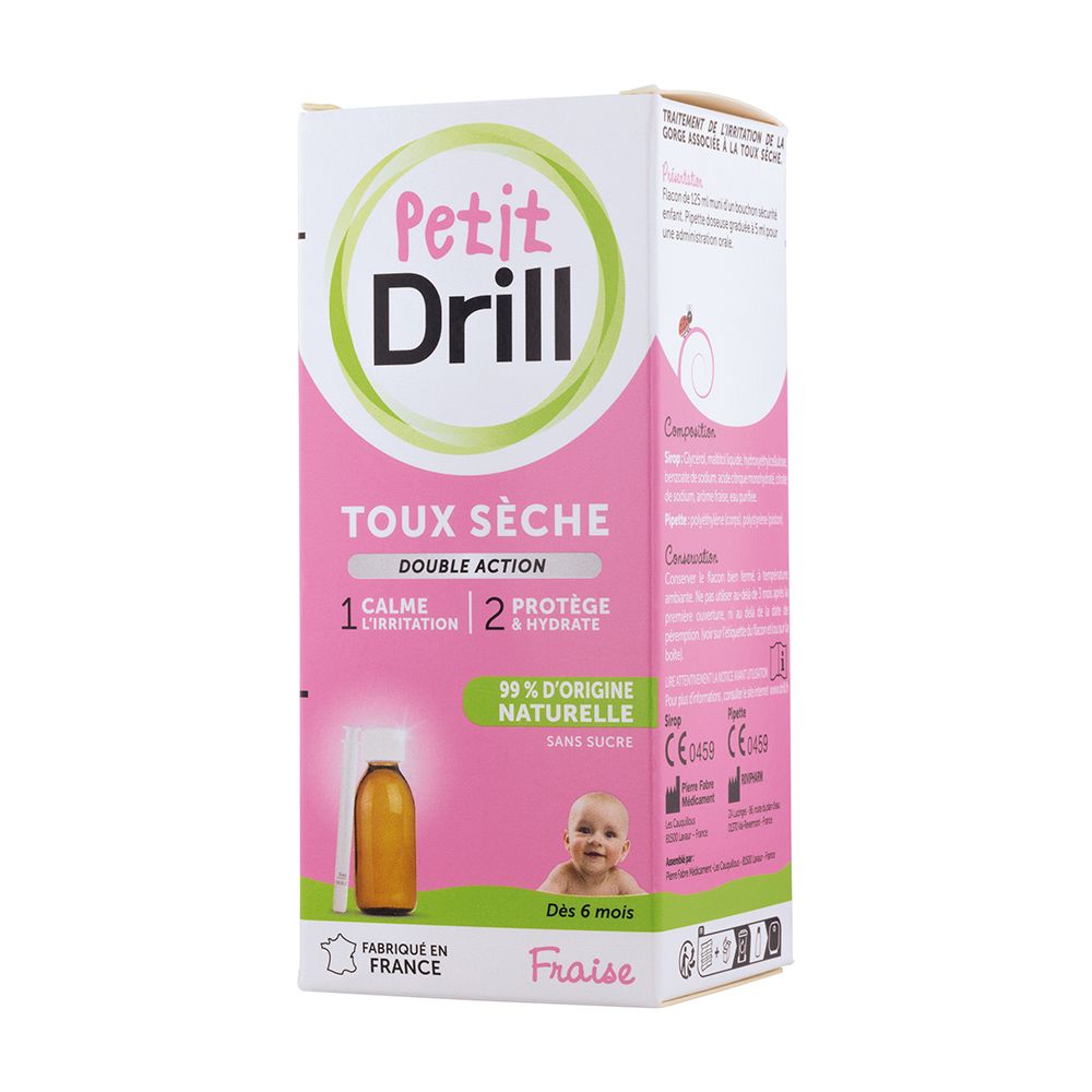 Petit Drill Toux Séche Fraise 125Ml - Image 2