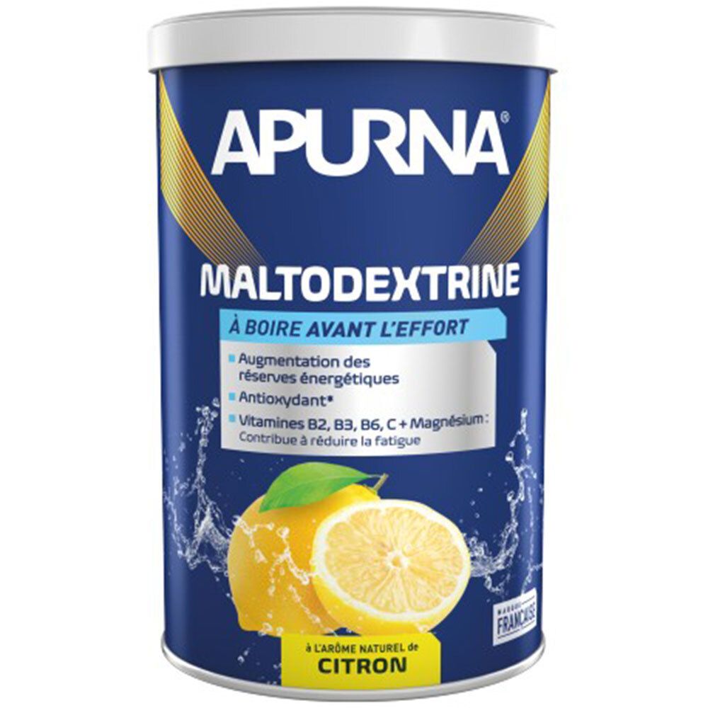 Lactalis Nutrition Sante Apurna Maltodextrine Citron Poudre Pour La Préparation D'une Solution 500 G
