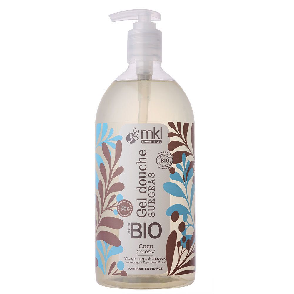 MKL Green Nature Gel Douche Surgras Coco Bio 1L - Image 3