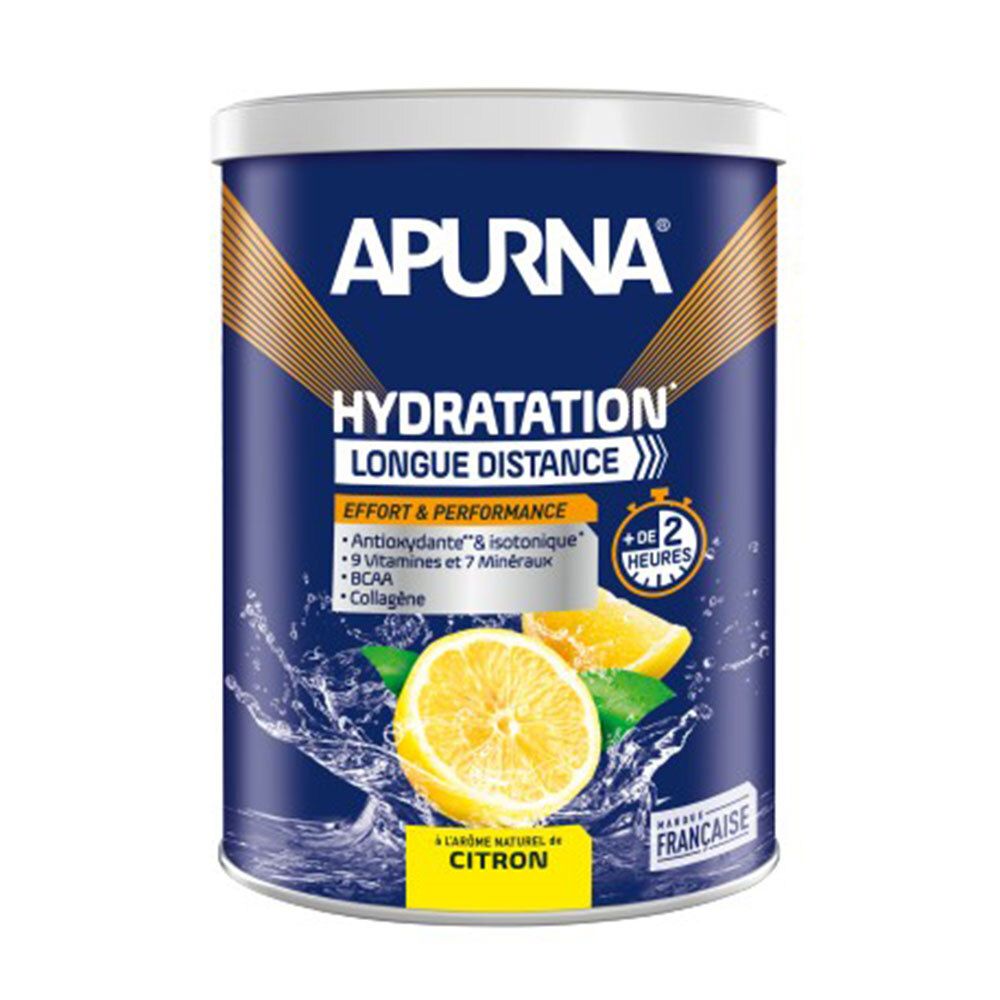 Lactalis Nutrition Sante Apurna Boisson Hydratation Citron Poudre Pour La Préparation D'une Solution 500 G