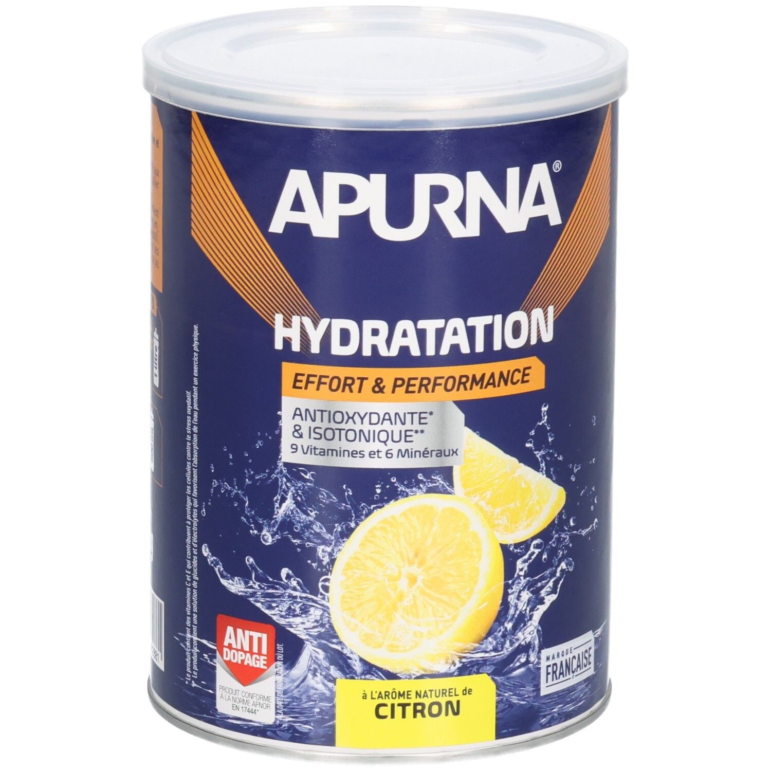 Apurna Boisson Hydratation Citron Poudre Pour La Préparation D'une Solution 500 G