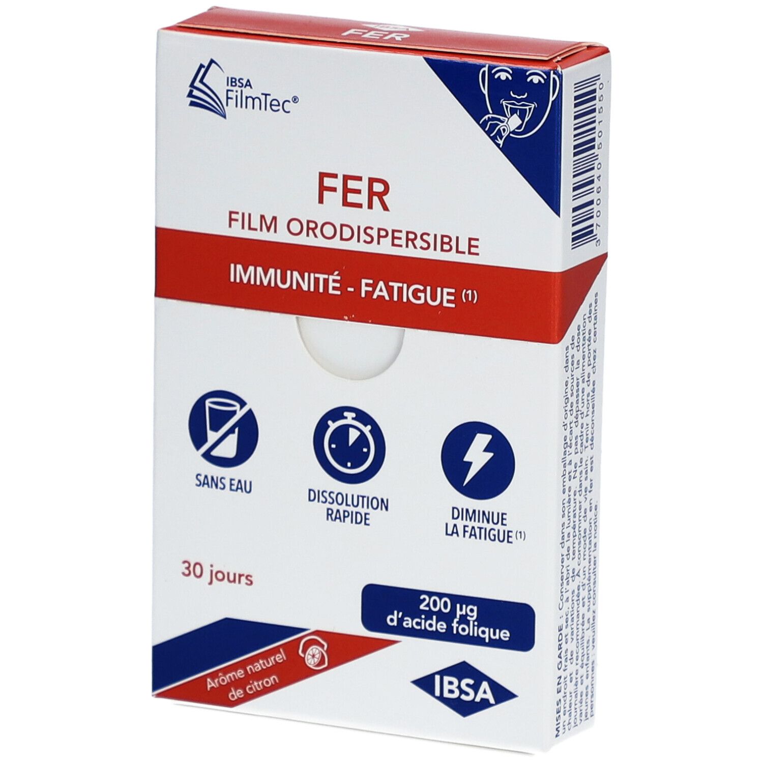 Ibsa Fer Filmtec, Film Orodispersible Comprimé(S) Pelliculé(S) 30 Pc(S) Enfants - Image 1