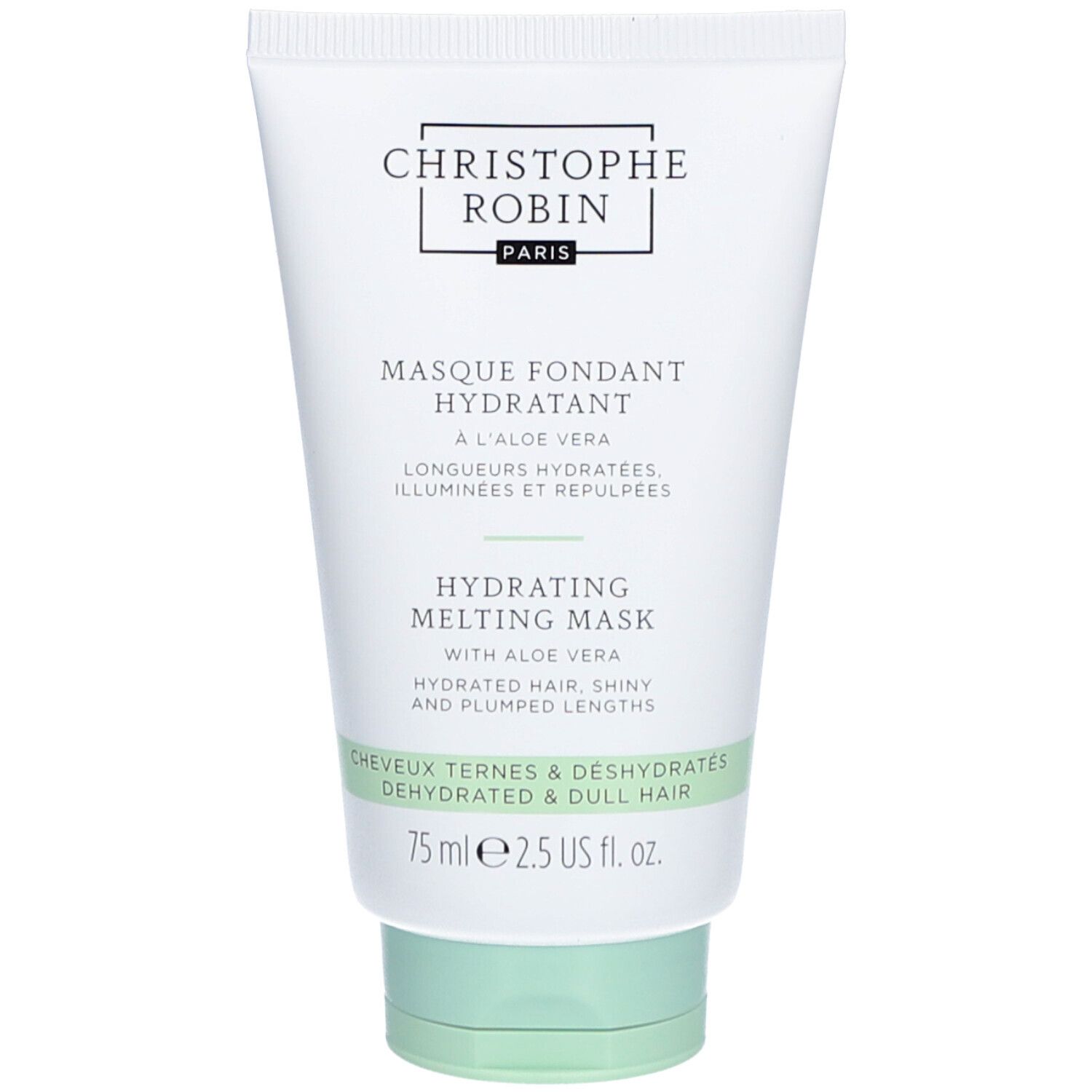 CHRISTOPHE ROBIN Masque Fondant Hydratant à l'Aloe Vera 75 ml Crème