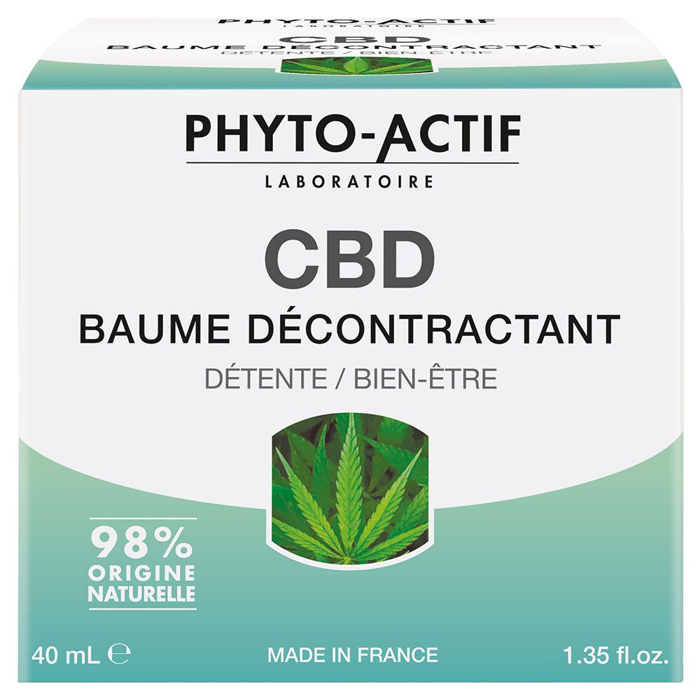 PHYTO-ACTIF Baume Décontractant CDB 40 ml Baume