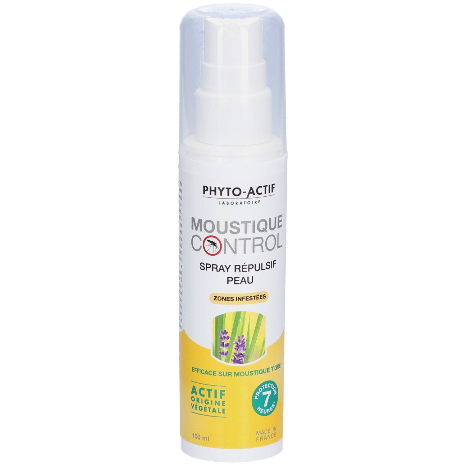PHYTO-ACTIF Moustique Control Spray Répulsif Eau 100 ml Spray