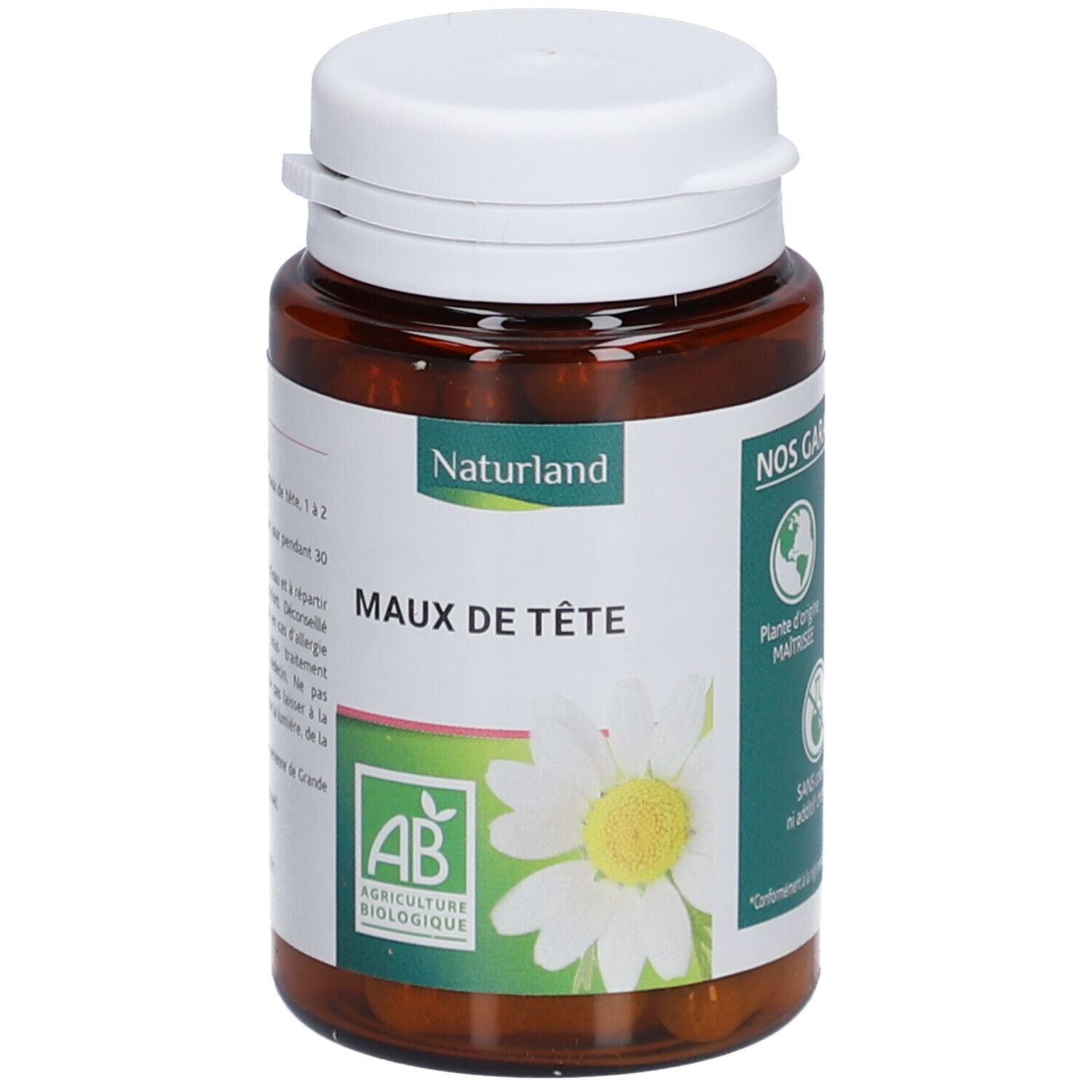 NATURLAND Maux de Tête Capsule(S) 45 pc(s)