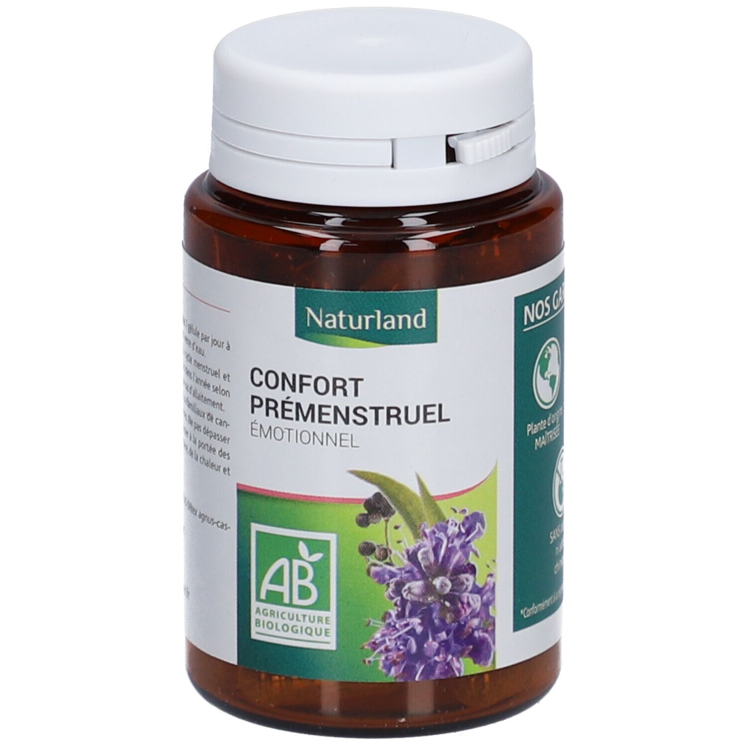 NATURLAND Confort Prémenstruel Emotionnel 60 pc(s) Capsule(S)