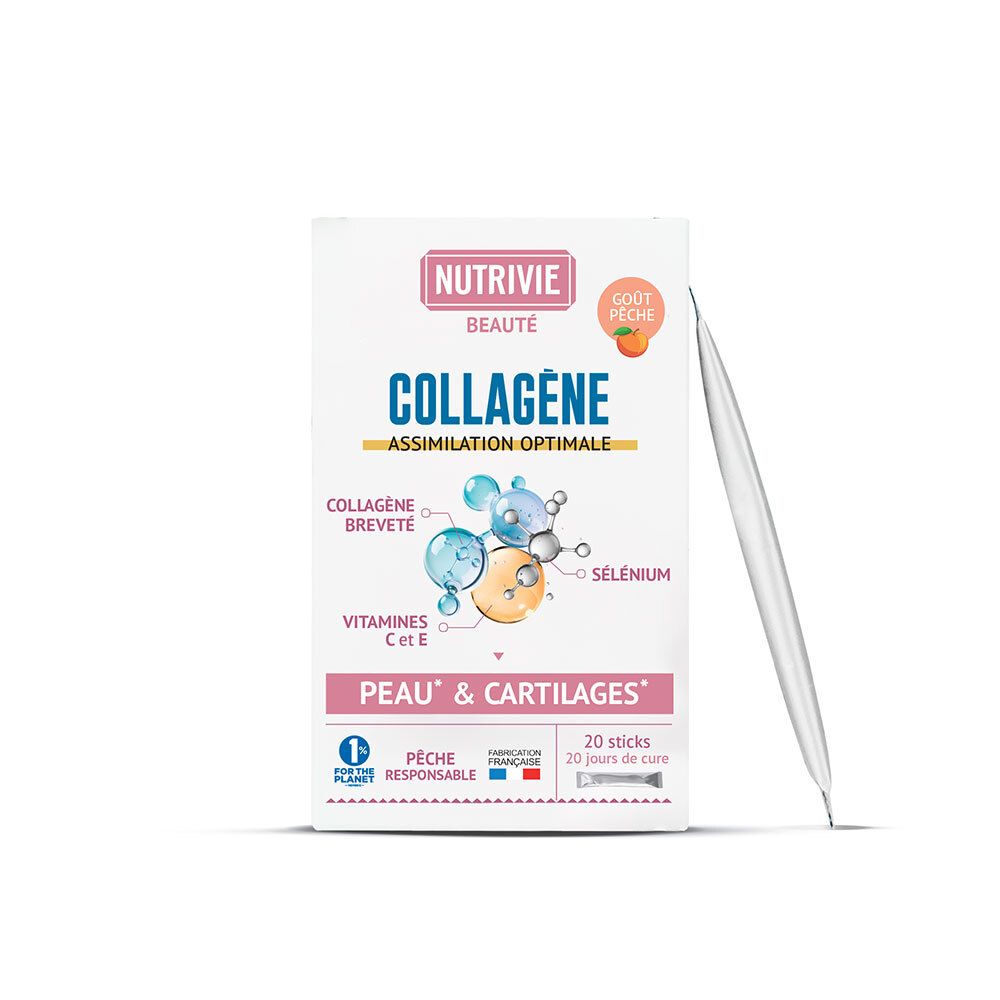 Nutrivie Stick Collagène Marin Poudre Pour La Préparation D'une Solution 20 Pc(S) Enfants
