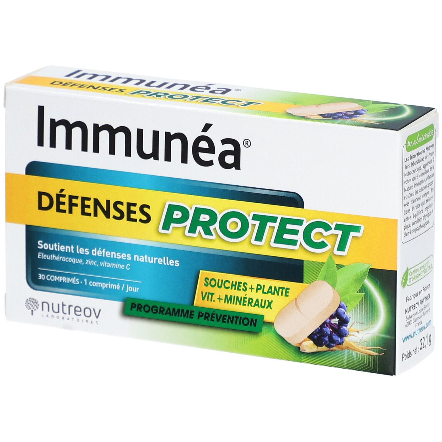 Immunéa Défenses Protect éléuthérocoque probiotiques zinc C Comprimé(S) 30 pc(s)
