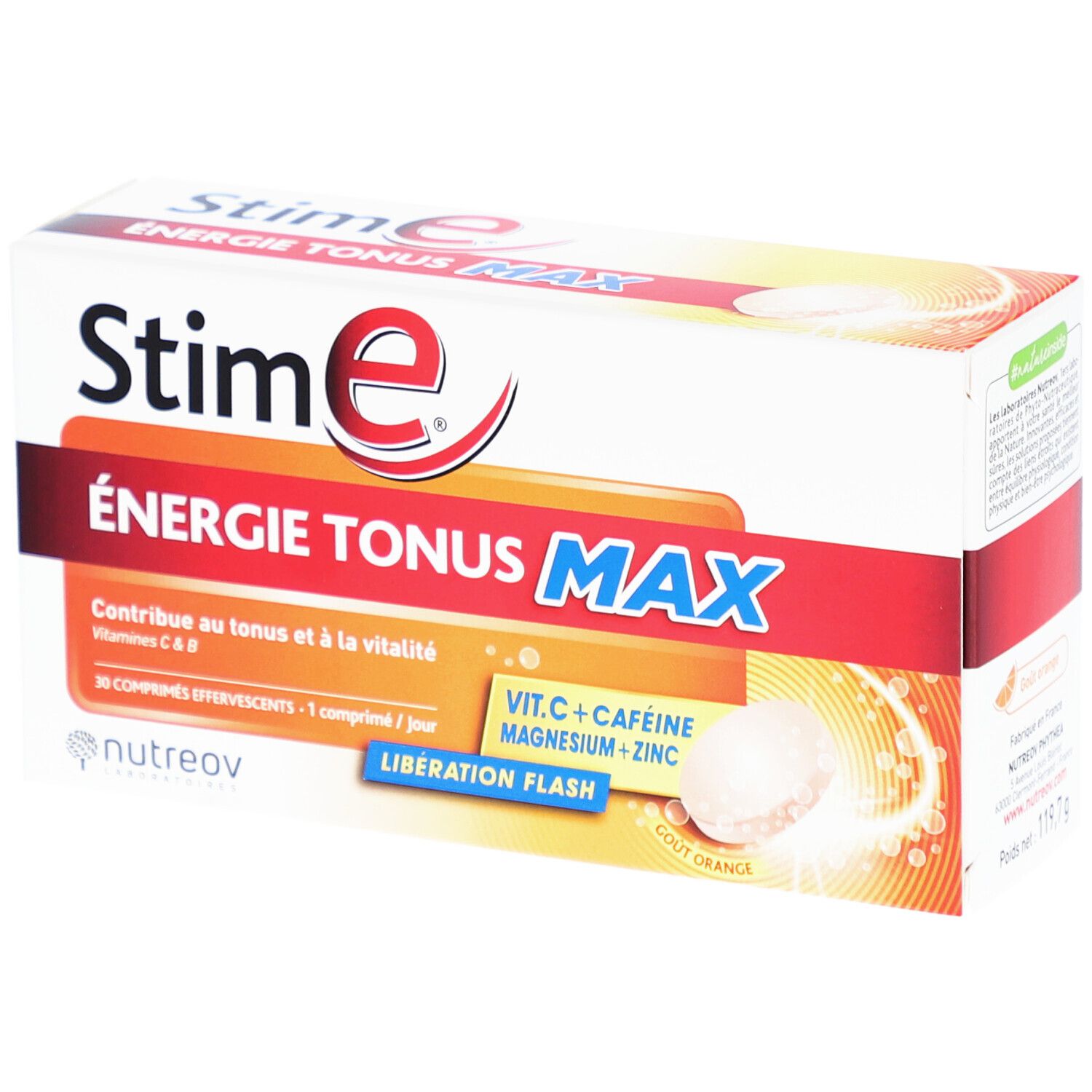 Nutreov Stime Energy Tonus Max Comprimés Taille 30 - Image 2