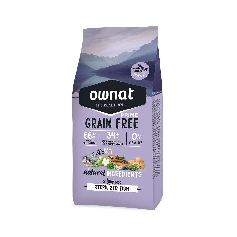 Owncat Prime Grain Free Sterilized Fish 3 kg Aliment