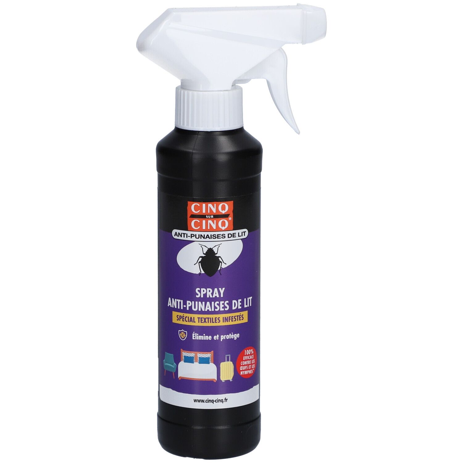 CINQ SUR Spray Anti-Punaises de Lit 250 ml