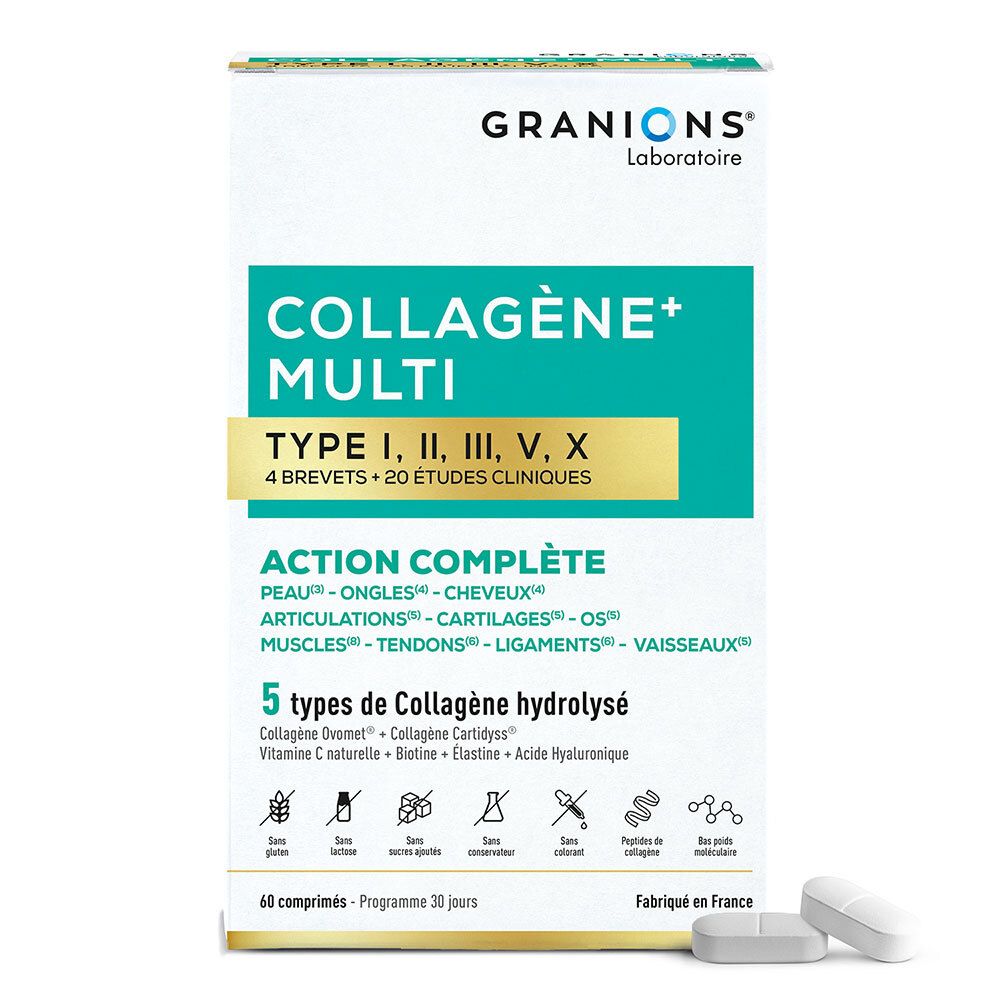 Granions Collagène+ Multi Type I, Ii, Iii, V, X - Comprimés - Image 3