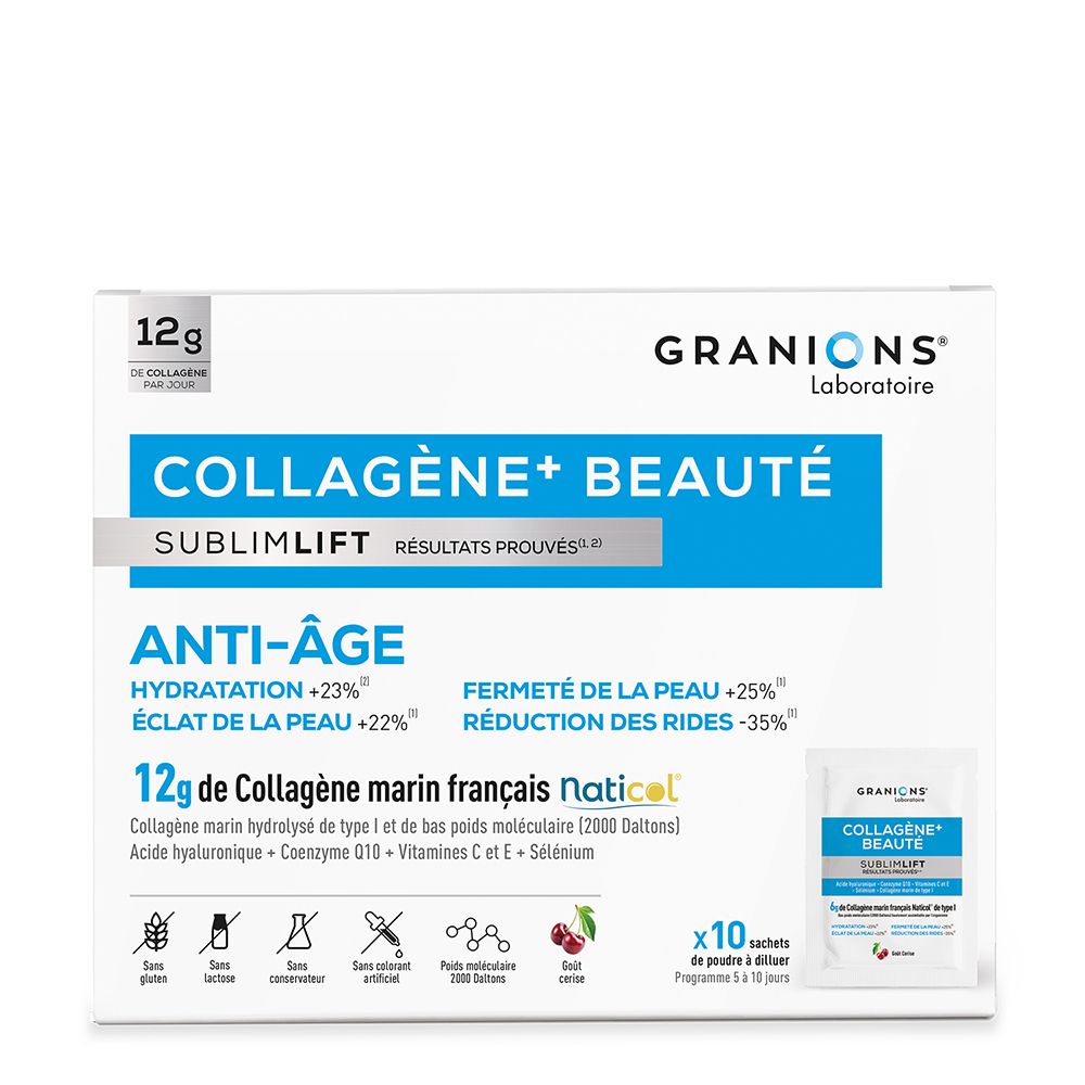 Joom Parasanteonline Granions Sublimlift Collagène+ Beauté - 10 Sachets - Image 3