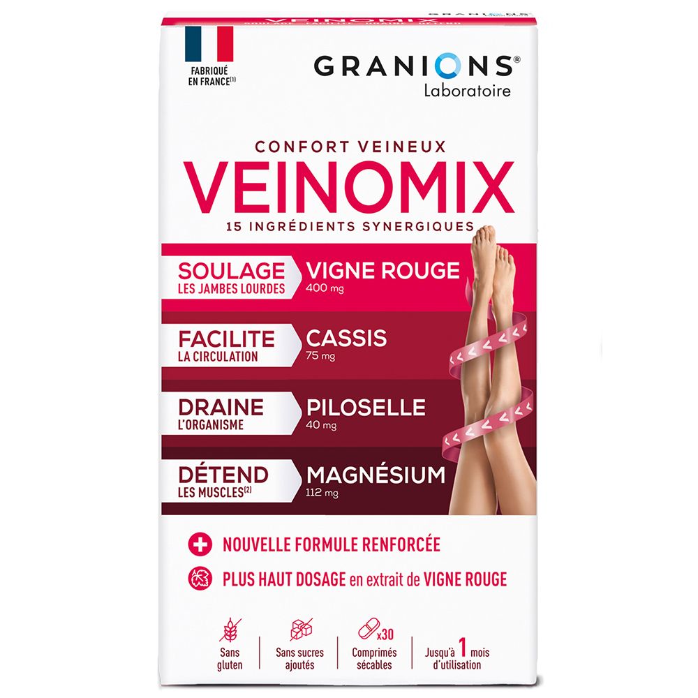 Granions Veinomix Confort Veineux Comprimé(S) 30 Pc(S) Enfants