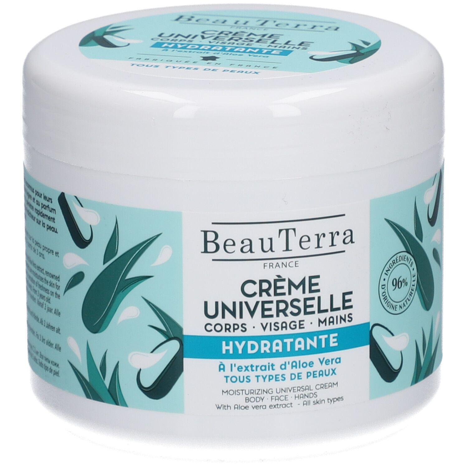 Beauterra Crème Hydratante Universelle Visage, Corps Et Mains 400 Ml