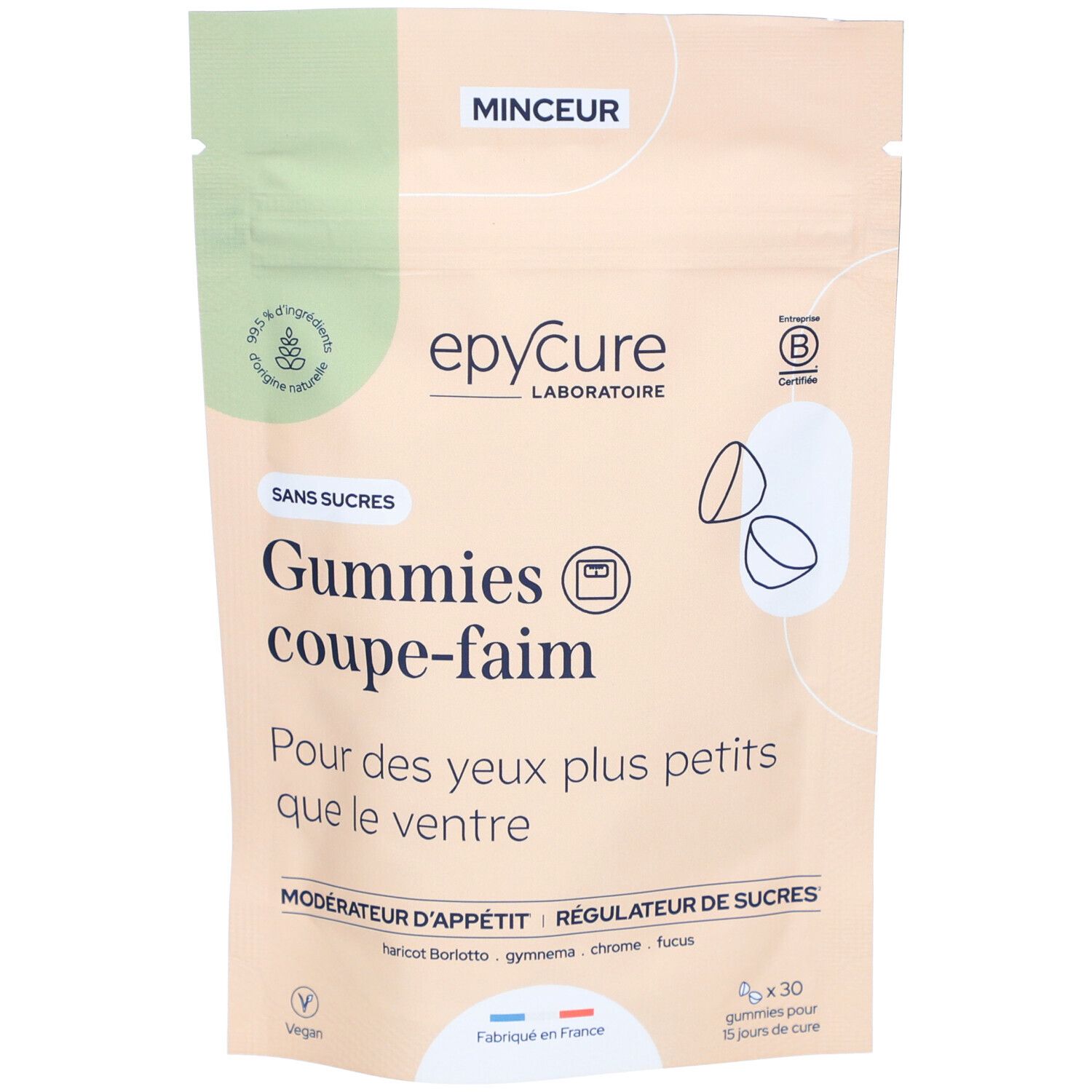 Epycure Gummies Coupe-Faim – Satiété et contrôle du poids 30 pc(s)