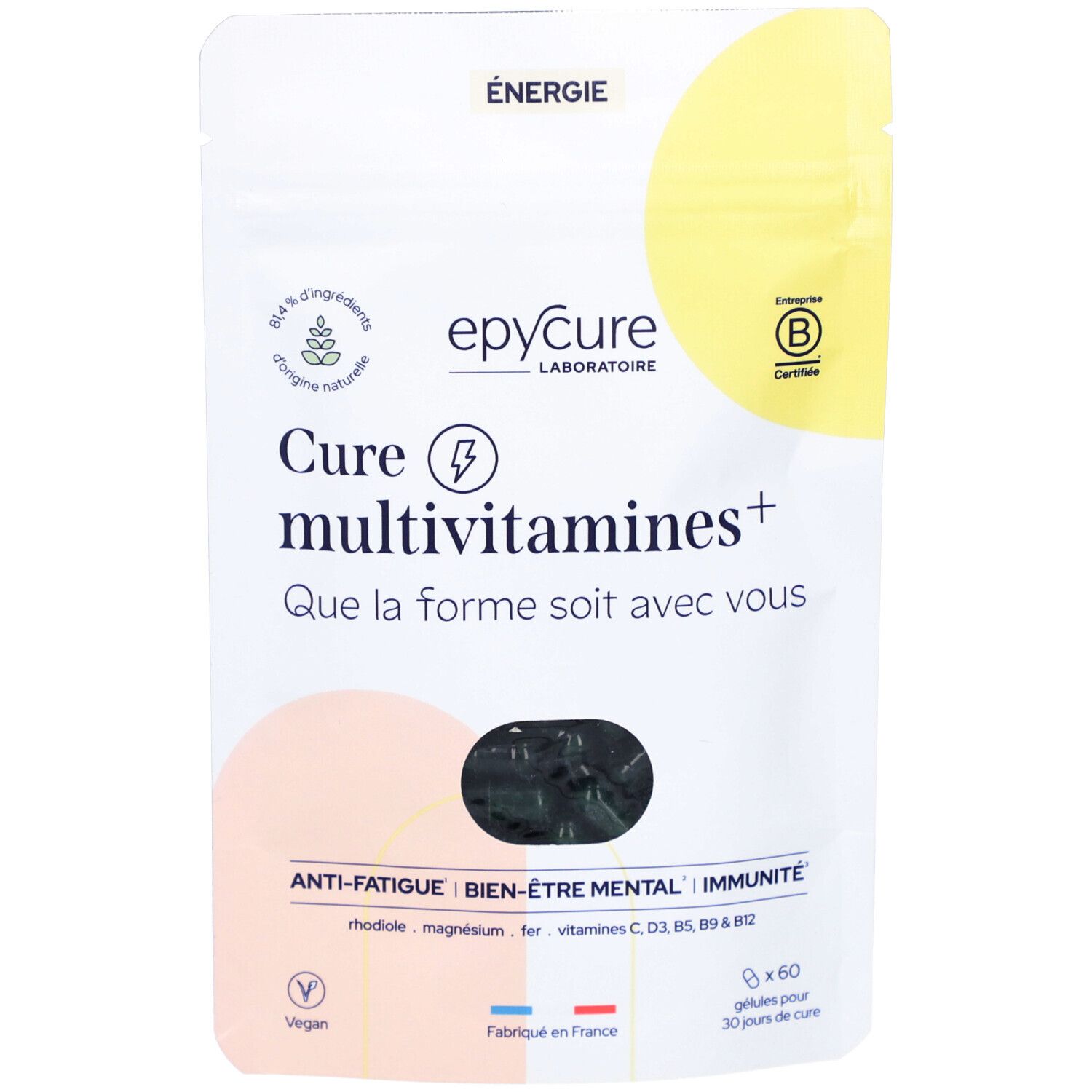Epycure Cure Anti-Fatigue Capsules 60 pc(s) Capsule(S)
