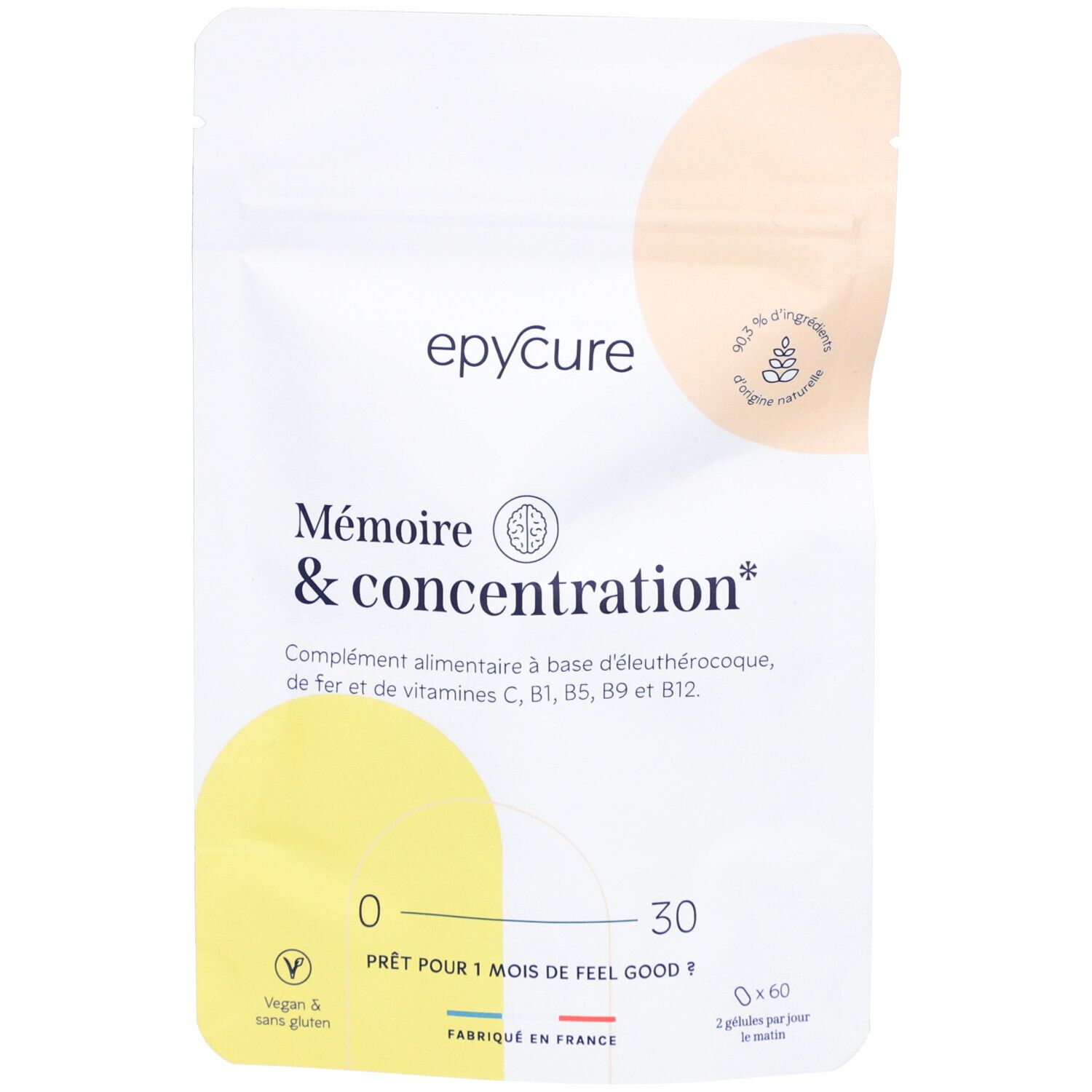 Epycure Mémoire & Concentration Capsules Capsule(S) 60 pc(s)
