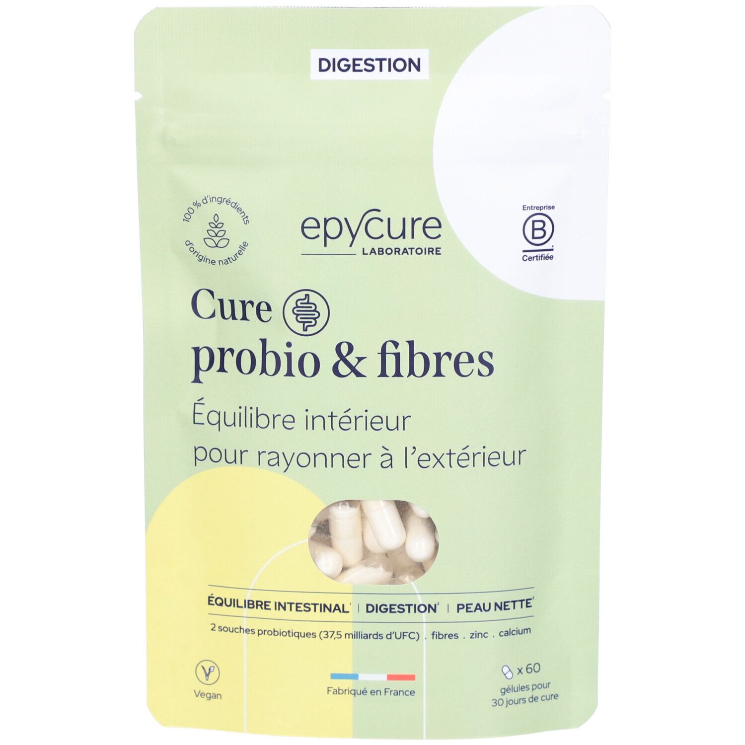 Epycure Probio & Fibre Complex Capsules 60 pc(s) Capsule(S)