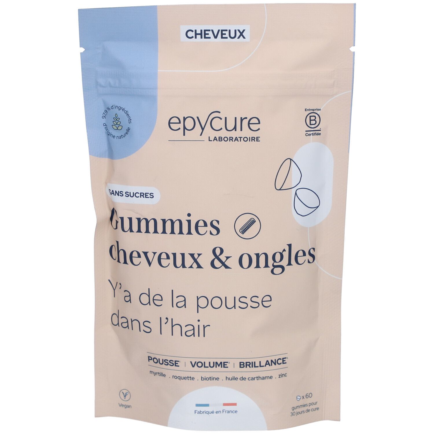 Epycure Gummies Cheveux & Ongles 60 pc(s)