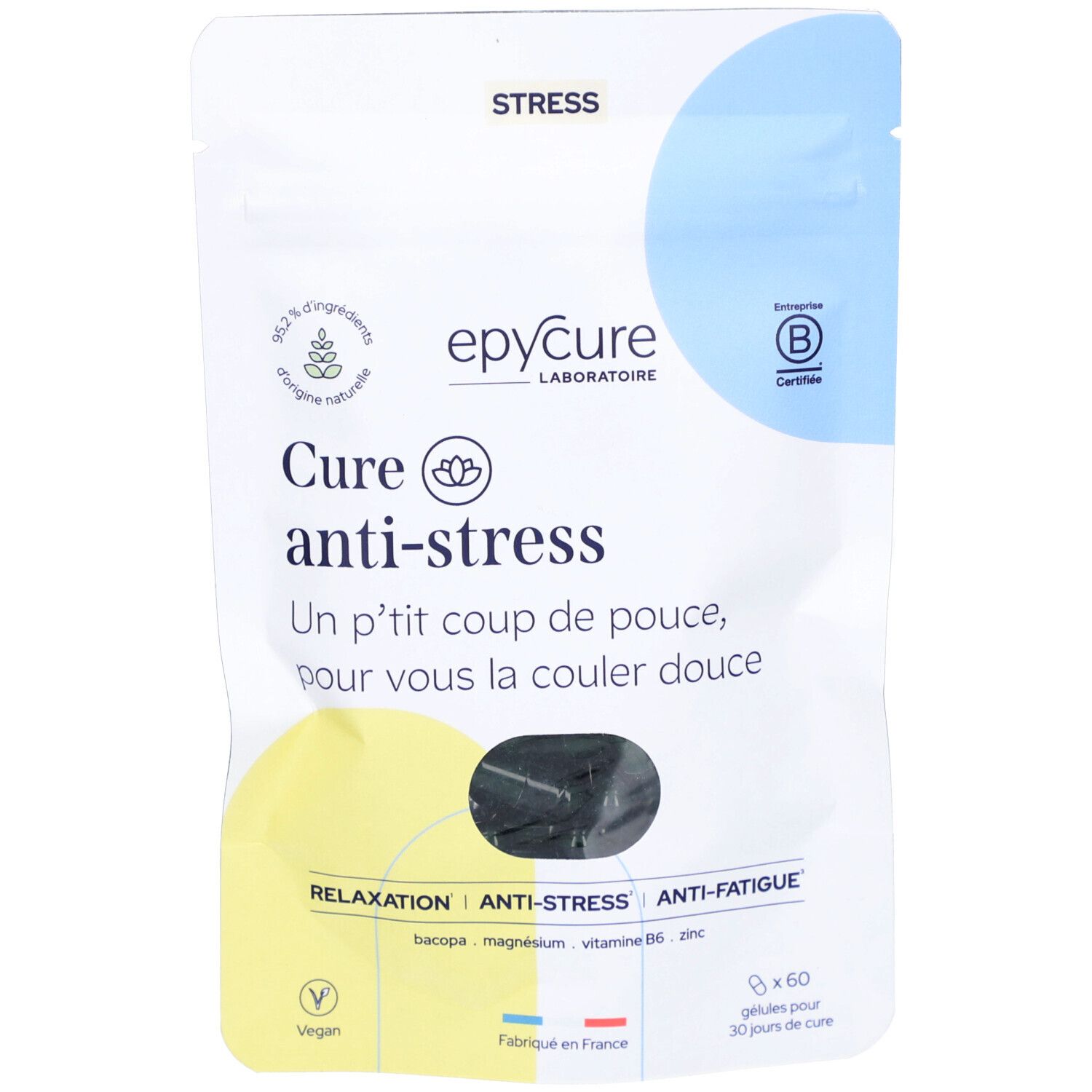 Epycure Complexe Anti-Stress Capsules Capsule(S) 60 pc(s)