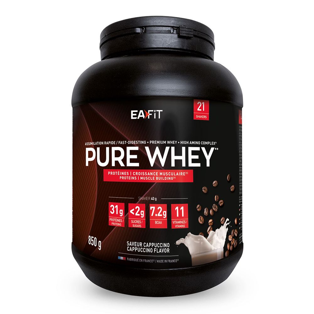 Ea Fit Noir Protéine Pure Whey Cappuccino - Image 2