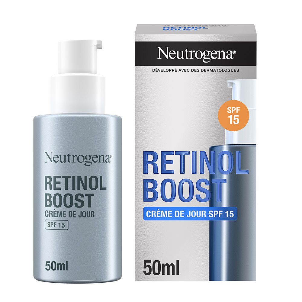 Neutrogena Retinol Boost Crème Visage Hydratante de Jour Anti-âge SPF 15 50ml 50 ml Crème