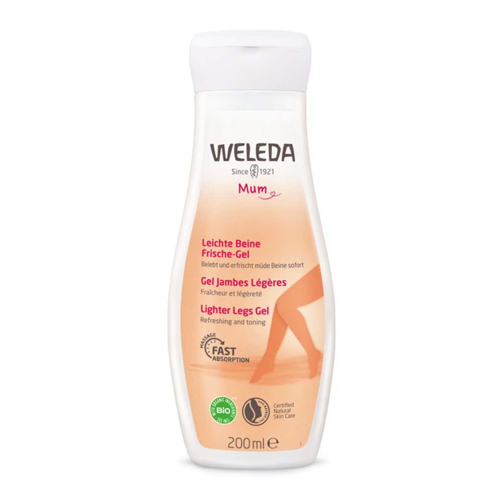 Weleda Mama Gel Rafraîchissant Pour Jambes Lourdes Et Fatiguées 200 Ml - Image 3