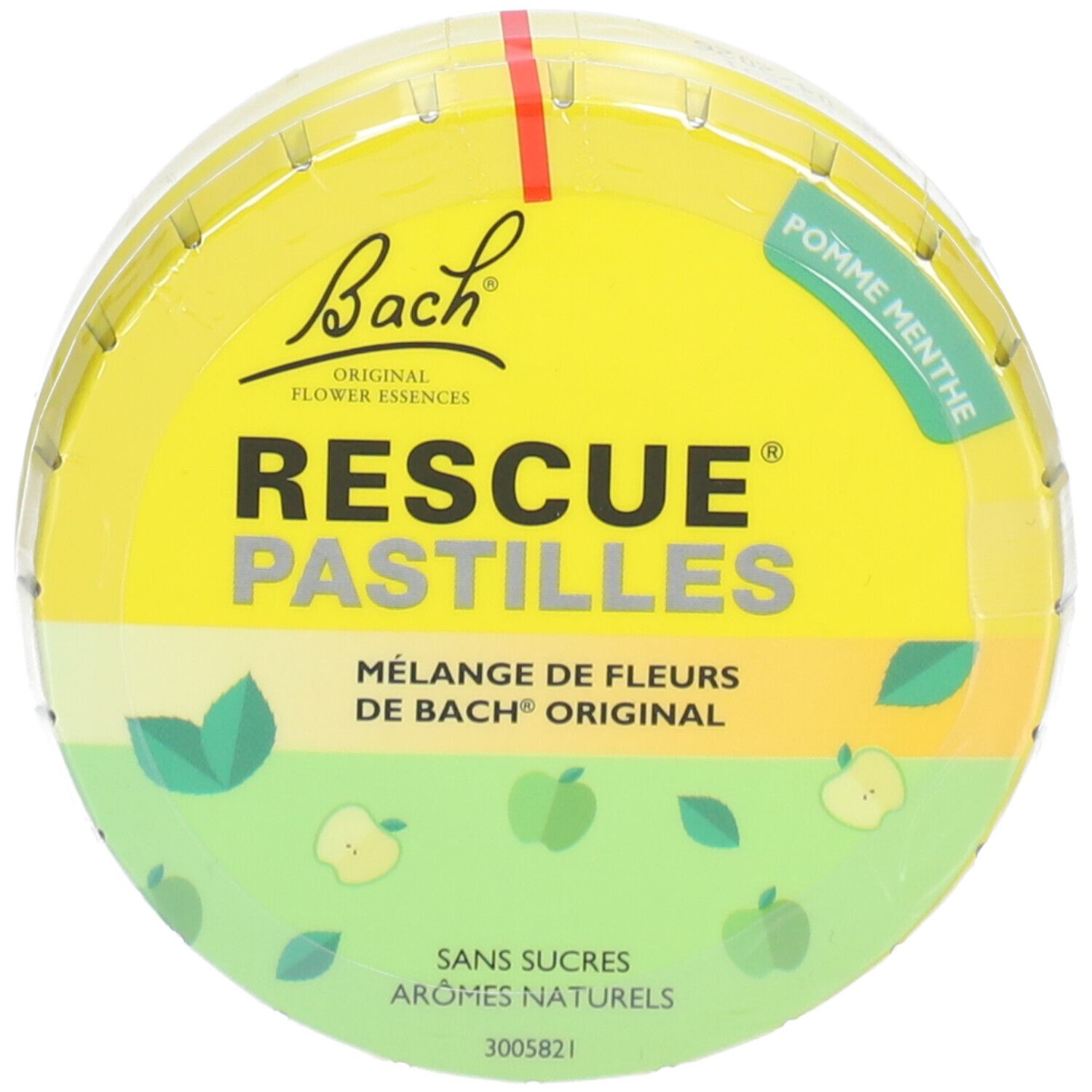 RESCUE® Pastilles Mélange de fleurs Bach® Pomme Menthe Pastille(S) À Sucer 50 g
