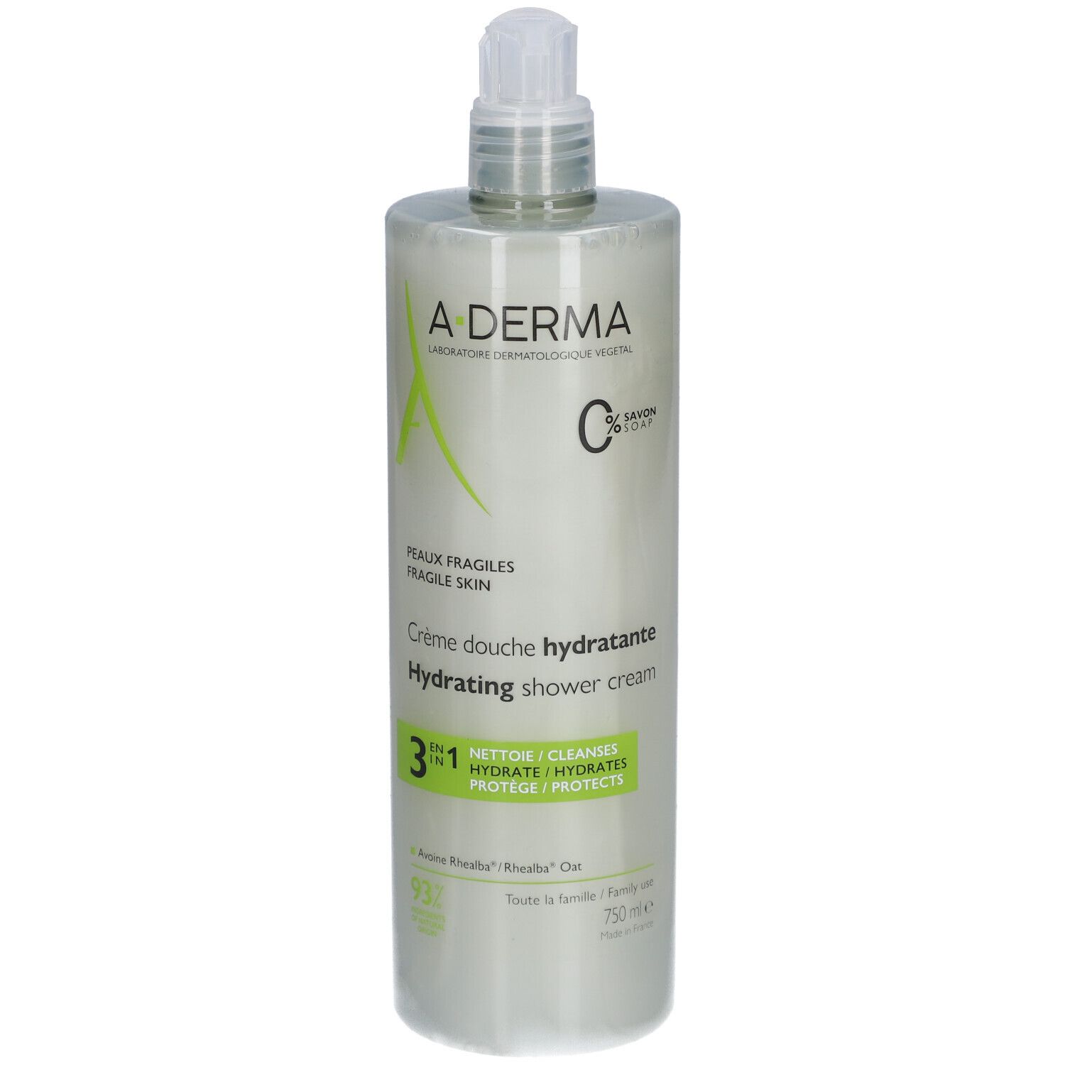 A-Derma Crème De Douche Hydratante Gel 750 Ml Enfants