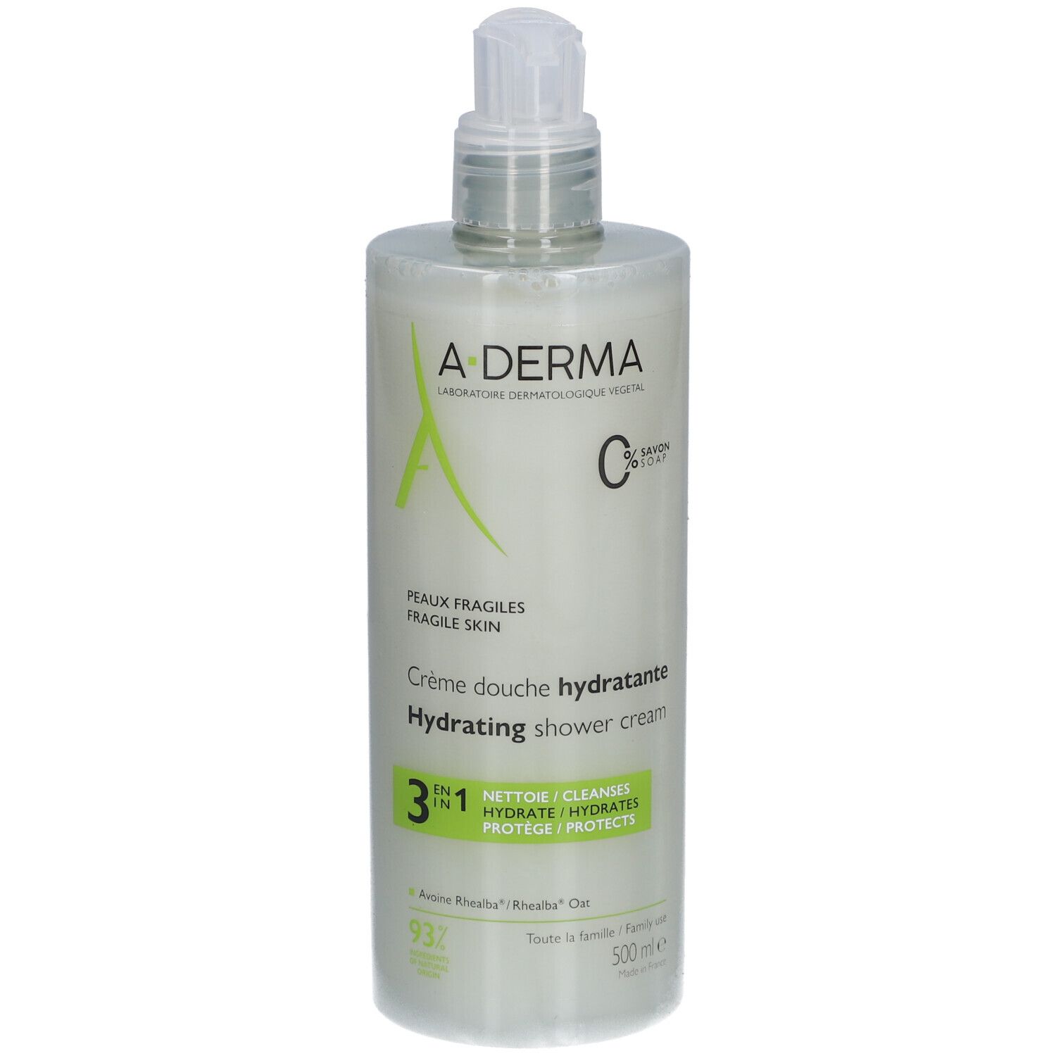 A-Derma A-Derma Crème Douche Hydratante Les Indispensables 500 Ml Enfants - Image 1