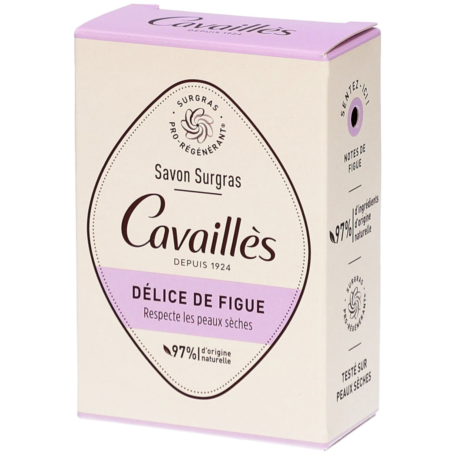 Cavaillès Cavailles Savon Surgras Délice De Figue 100 G - Image 1