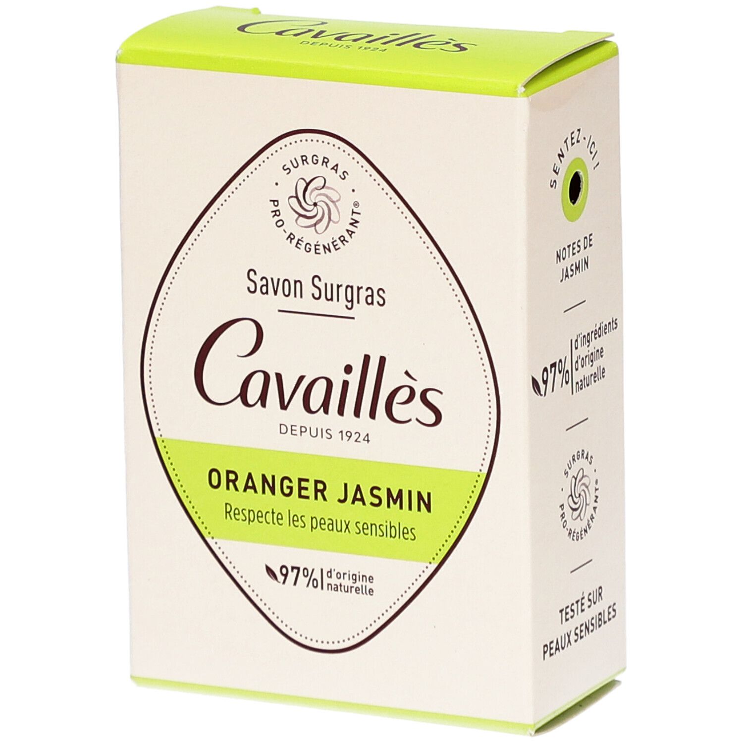 Cavaillès Cavailles Savons Surgras Oranger Et Jasmin Savon 100 G