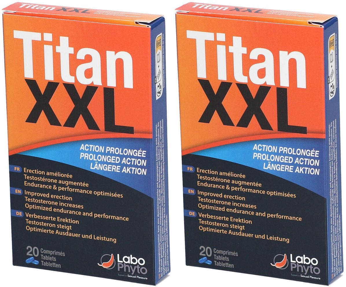 LABOPHYTO Titan XXL Erection améliorée Comprimé(S) 2x20 pc(s)