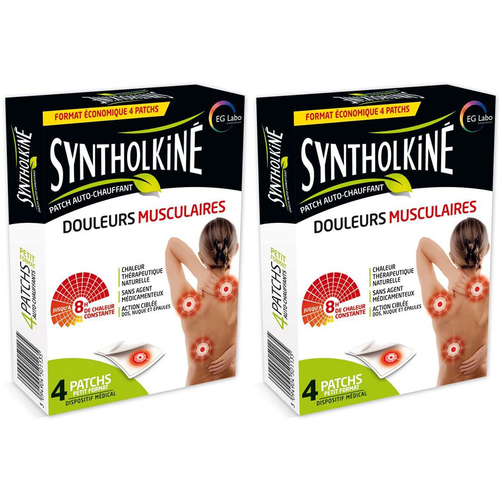 SyntholKiné Patch Auto-Chauffant Petit Format 2x4 pc(s)