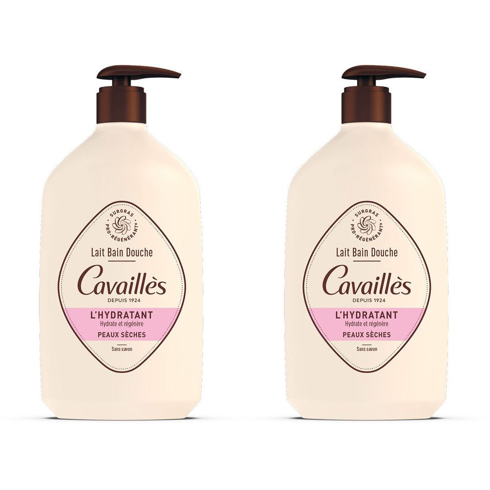 Rogé Cavaillès Gel bain douche L'hydratant 2x1000 ml