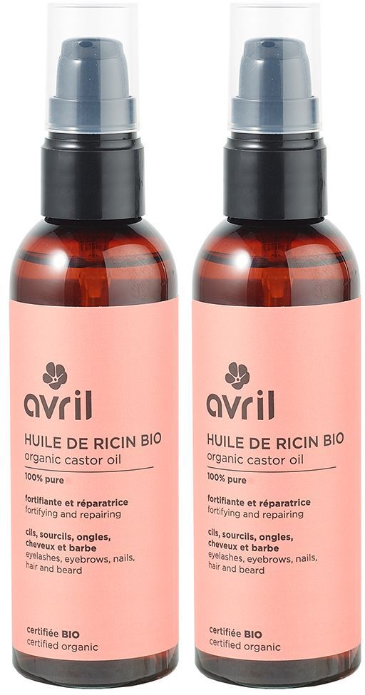 Avril Huile de ricin Certifiée Bio 2x100 ml