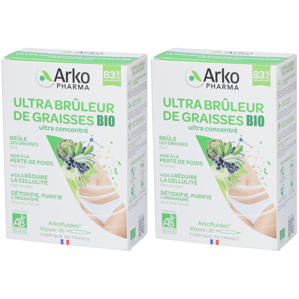 Arkopharma Arkofluides BIO Ultra Brûleur de graisses 2x300 ml