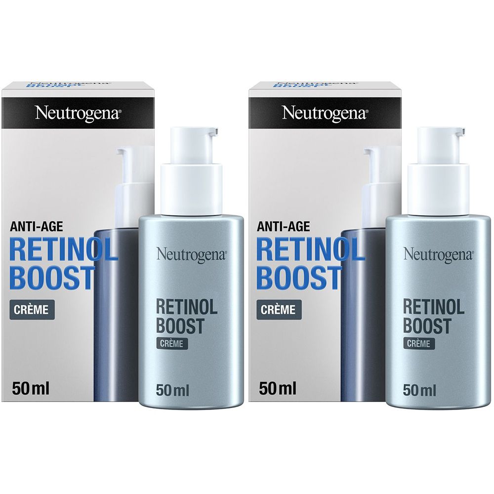 Neutrogena Retinol Boost Crème Visage Anti-Âge Anti-Rides 50 ml 2x50 ml