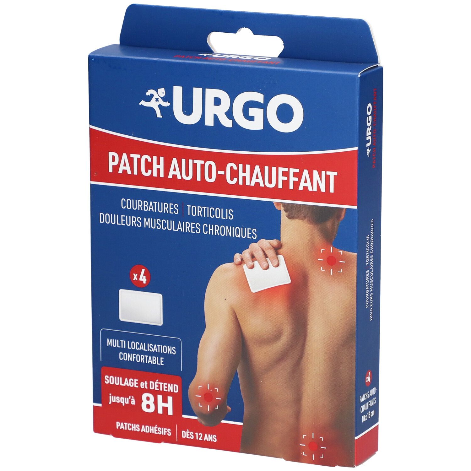 URGO Patch auto-chauffant 4 pc(s) Pansement(S)