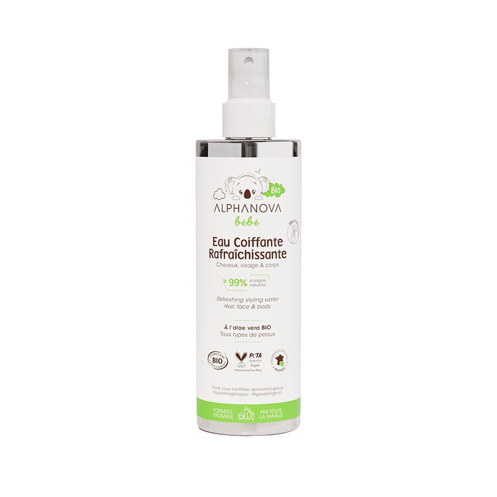 ALPHANOVA Bébé Eau Coiffante Rafraîchaissante 200 ml Conditioneur