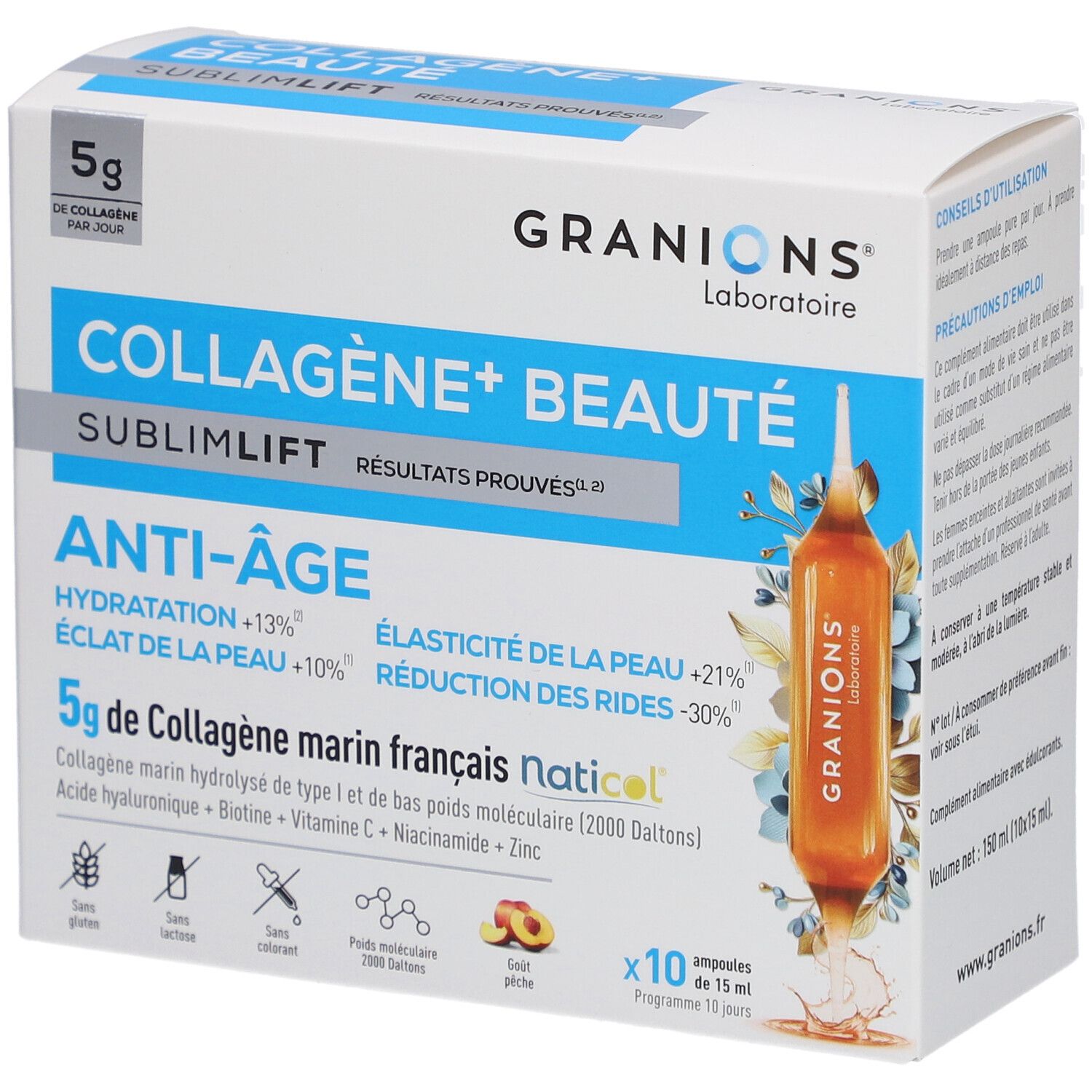 Pdmtobemaintained Granions Collagène + Beauté Sublimlift Ampoule(S) 10 Pc(S) Enfants