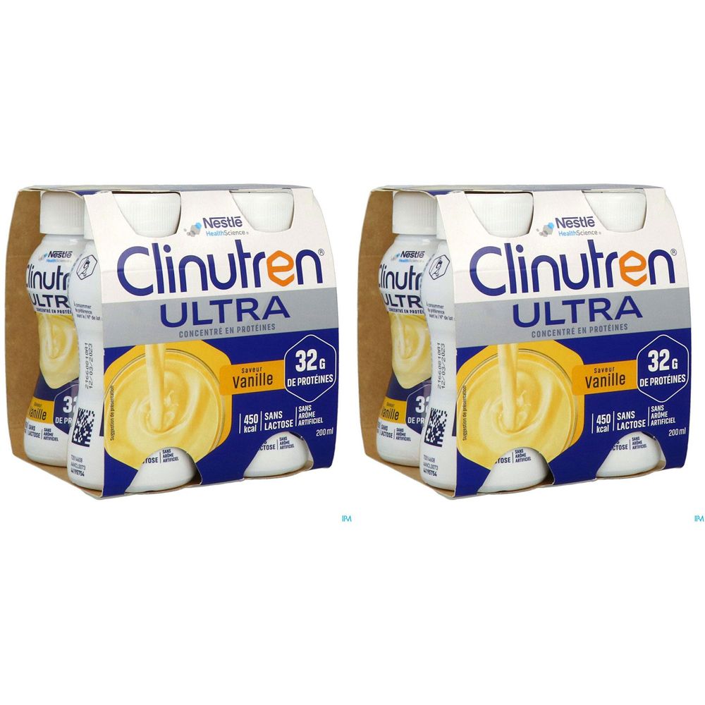 Nestlé Clinutren Ultra Vanille 2x800 ml Fluide