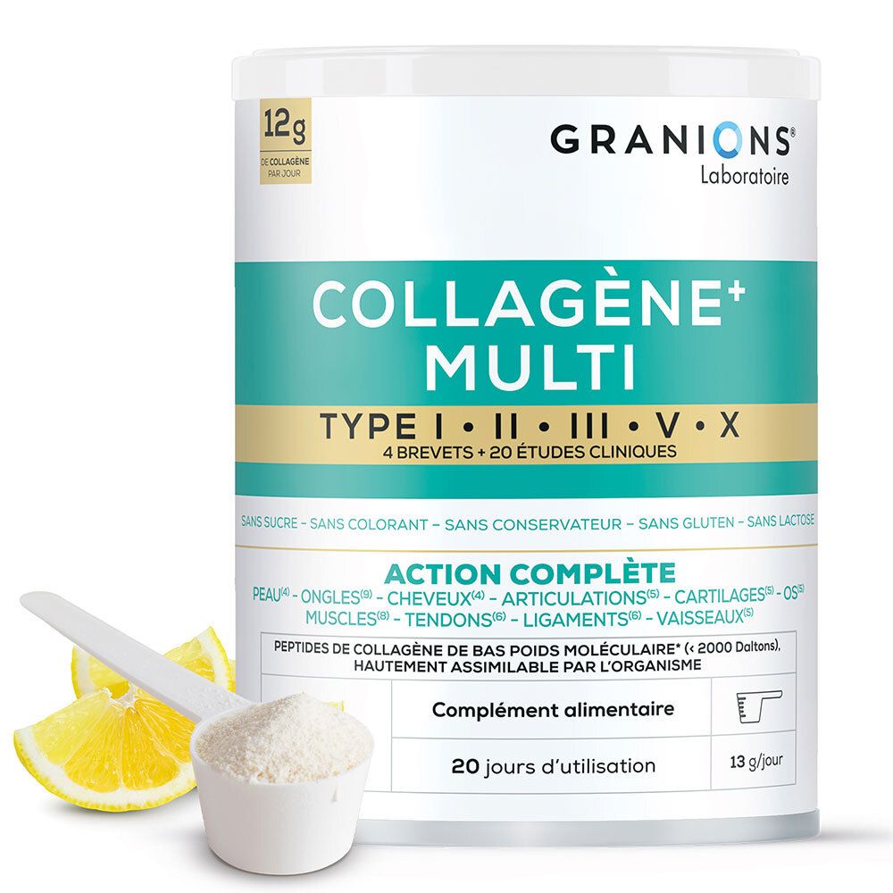 Granions Collagène + Multi Poudre Pour La Préparation D'une Solution 260 G - Image 1