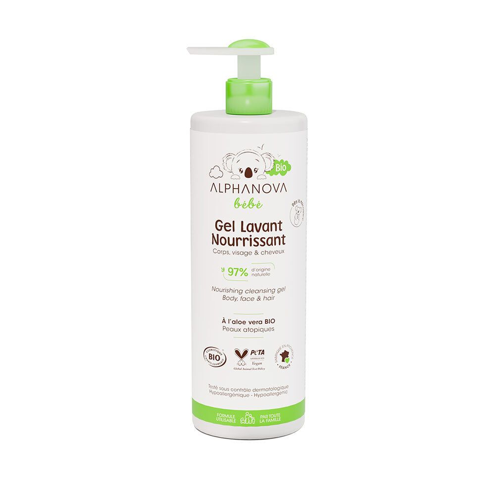 Alphanova Gel Lavant Nourrissant Gel(S) 400 Ml Nourrisson