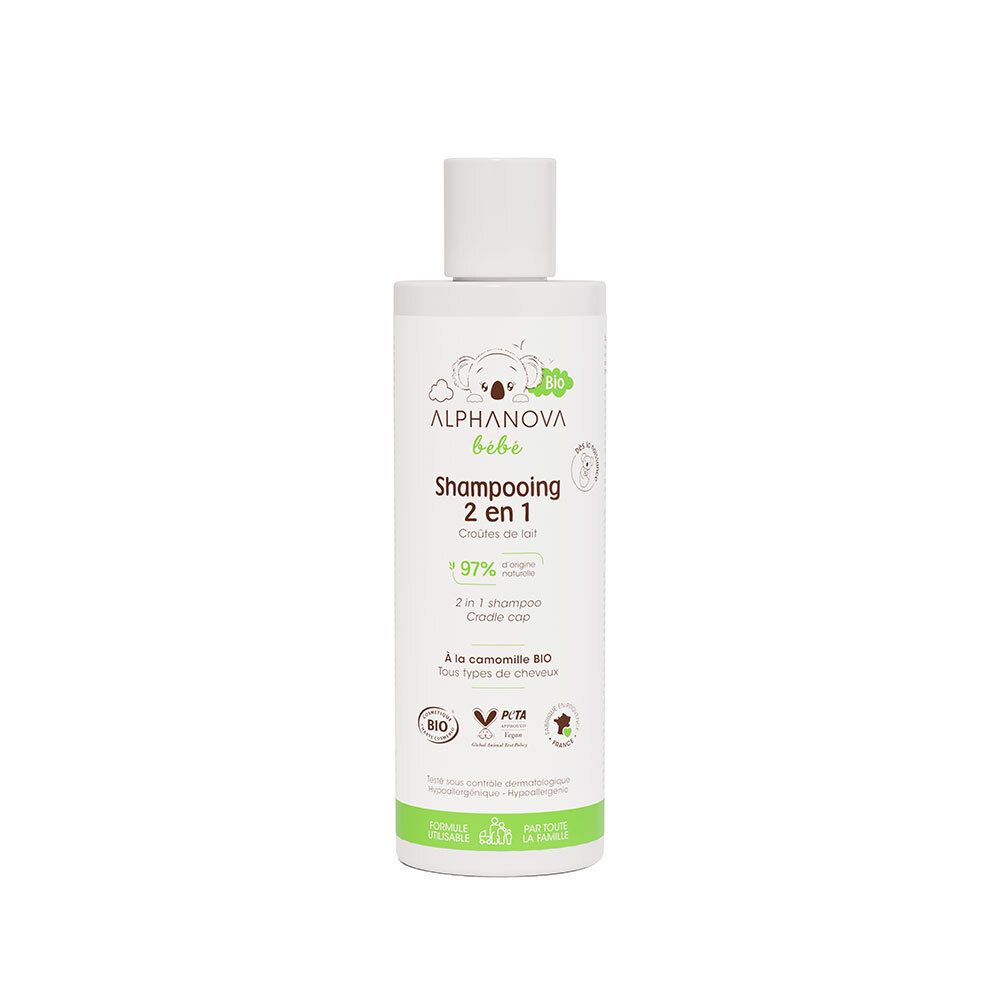 Alphanova Bébé Shampooing 2 En 1 200 Ml Enfants