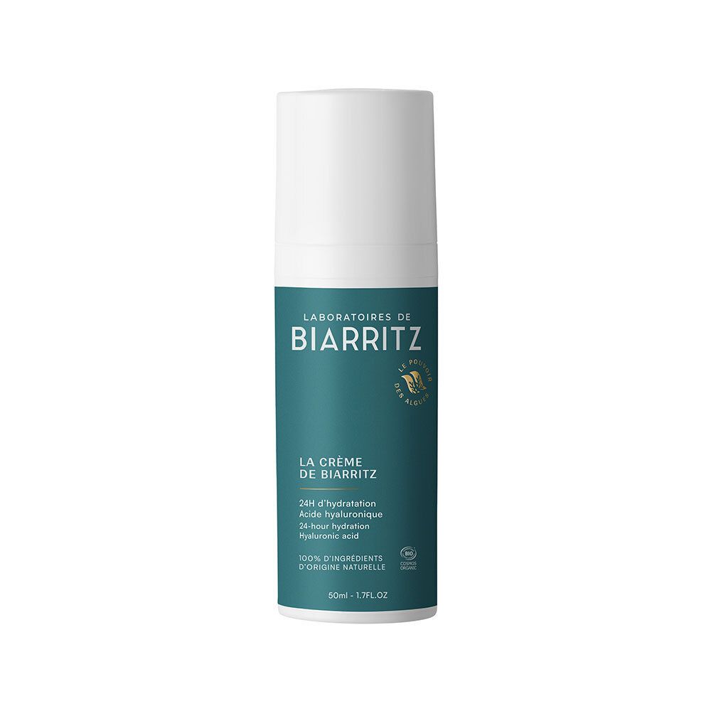 Laboratoires De Biarritz La Crème De Biarritz Visage Certifiée Bio 50 Ml